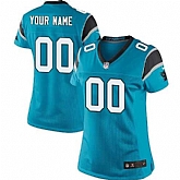 Women Nike Carolina Panthers Customized Blue Team Color Stitched NFL Game Jersey,baseball caps,new era cap wholesale,wholesale hats